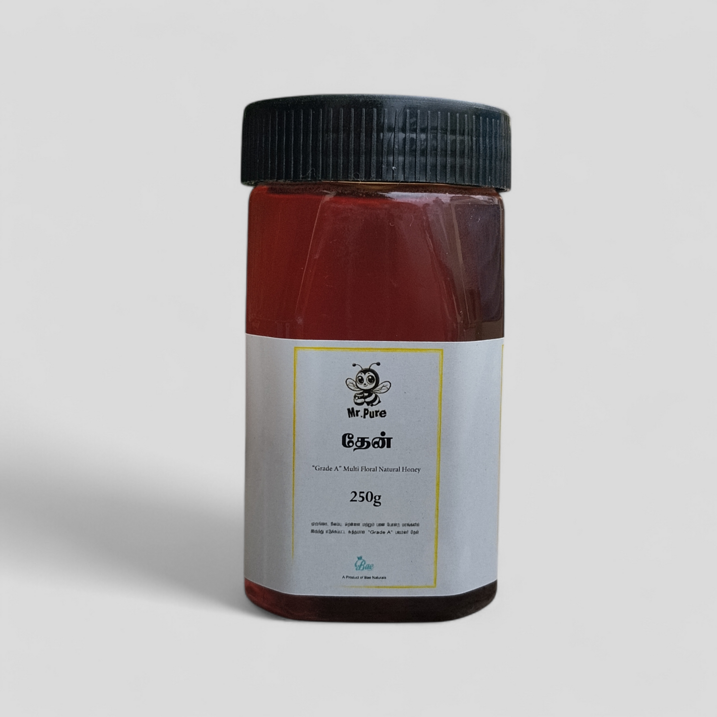 Mr.Pure Real Honey (250g) – 100% Pure Punjab variety Honey | Best Natural Honey for instant energy, Digestive issues and Medical purpose.